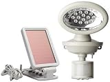 MAXSA Innovations 40217 Solar-Powered Motion-Activated 14 LED Security Spotlight
