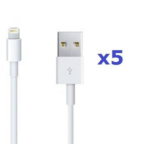 8 Pin USB Data Cable Charging Cord for iPhone 5, iPod Touch 5th, iPad Mini, Nano 7th, etc.