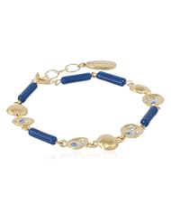 T Tahari "Night Sky" Station Bracelet, 7.25"