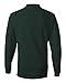 Jerzees Adult Long-Sleeve Jersey Polo with SpotShield - FOREST GREEN - Large