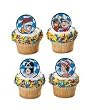 Speed Racer Movie Party Cupcake Rings 12 Pack