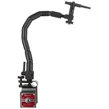 Starrett 657TW Magnetic Base With Flex-O-Post Assembly And Fine-Adjustment Attachment