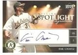 2006 Upper Deck Ovation Spotlight Signatures #EC Eric Chavez SP - Oakland Athletics (Autographed Card) (Baseball Cards)