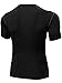 NELEUS Men's 3 Pack Workout Athletic Compression Shirts,Black,US XL,EU 2XL