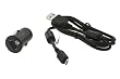 Sony Ericsson Compact USB Car Charger Adapter with Micro USB Cable for Sony Ericsson Xperia PLAY, Arc and Other Mobile Phones - Car Charger - Retail Packaging - Black