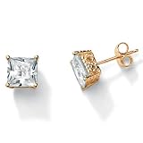 3.60 CT.T.W. DiamonUltra&trade; Cubic Zirconia 10k Stud Earrings