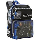 G.I. Joe The Rise of Cobra Multi-Pocket 16-inch Backpack - Black and Blue