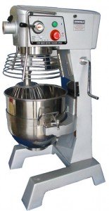 Uniworld UPM-30E 30 Quart Mixer With Guard And 3 Attachments