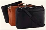 Leather Compact Vaqueta Laptop Briefcase