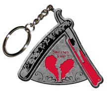 Sweeney Todd Keychain B - Blade & Heart