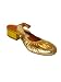 LANVIN Escarpin Open Back Sling Shoes in Gold