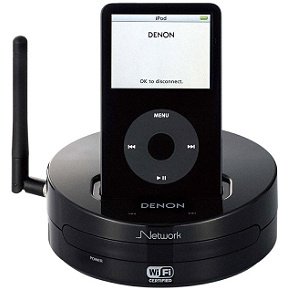 Electronics: Denon ASD 3W Wifi Network iPod Dock  Black 
