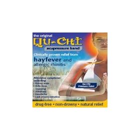 Qu-Chi Acupressure Band 100% natural relief for children with Hayfever