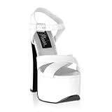 CANDY-40, 6 1 2 Chunky Heel Platform Sandal, by Pleaser USA at Shoes by EHH