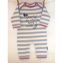 Edward Sinclair Slogan Romper "Party at my Crib 2 a.m Bring a Bottle" Size 0-6 Months