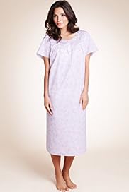 Short Sleeve Floral Nightdress