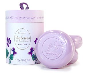 Violettes de Toulouse Boxed Set of Bath Soaps - 3 x 3 oz.