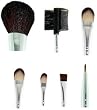 7 Pcs Makeup Set Foundation Blush Cosmetic Brush w/ Case Kit