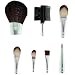 7 Pcs Makeup Set Foundation Blush Cosmetic Brush w/ Case Kit