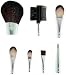 7 Pcs Makeup Set Foundation Blush Cosmetic Brush w/ Case Kit