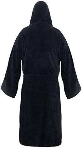 Oystonebee Unisex's Star Wars Jedi&Sith Fleece Bathrobe Black XXL