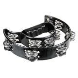 Produkt-Bild: Tiger Doppel-Halbmond-Tambourine - schwarz