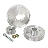 BBK 01-04 MUSTANG 4.6L ALUMINUM 3 PIECE UNDERDRIVE PULLEY KIT