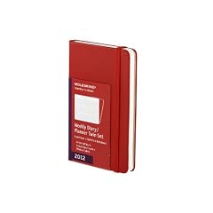 Wochenkalender 2012 - Rotes Twin-Set, 9x14 cm, harter Einband, rot: Wochenplaner (1 Woche - 2 Seiten) und Notizbuch (Soft-Cover)