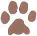 Rubber Stampede Rubber Stamp: Animal Paw
