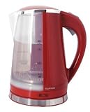 Lloytron 360 Degree Swivel Base 1.7 Litre 2200W Cordless Jug Kettle Red (E894RD)