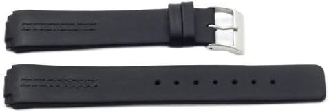 Genuine Black Leather 20mm Replacement Strap for Skagen Watch 433lslb, 433lsl1, 433lslc - Attaches with Spring Bars