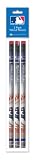 New York Mets Wood Pencil in Clear Bag - 3 PACK