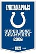Indianapolis Colts 24"x36" Wool Dynasty Banner - Football Sports Merchandise