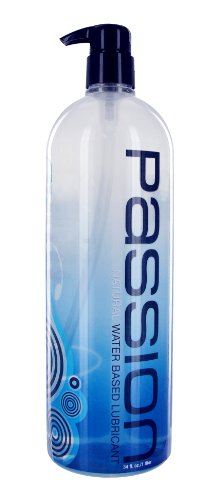 Passion Lubes, Natural Water-Based Lubricant, 34 Fluid Ounce
