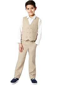 3 Piece Autograph Linen Blend Waistcoat Outfit