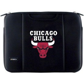 Chicago Bulls Black Neoprene Laptop Sleeve