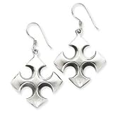 Sterling Silver Gothic Earrings - JewelryWeb