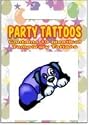 Party Pack of 10 Blue Dog Tattoos