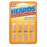 Hearos Ultimate Softness Series Ear Plugs, # 2414 - 8 Ear Filter