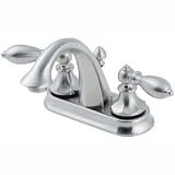Narrow Spread Faucet by Price Pfister - T48-E0BK in Brushed Nickel