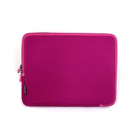 Fashion Neoprene Case with Handle and Hard Stand (Pink) to Protect the Lenovo S10-3t 0651-37U...