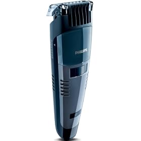 Philips QT4050 Turbovac Rechargeable Vacuum Beard Trimmer Plus With Contour Following Comb