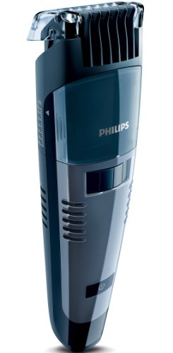 Philips QT4050 Turbovac Rechargeable Vacuum Beard Trimmer Plus With Contour Following Comb