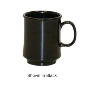 Mardi Gras Tropical Yellow SAN Stacking Mug - 8 oz. (1 Dozen/Unit)