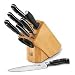 Kitchen & Housewares : RH Forschner by Victorinox 8-Piece Forged Cutlery Set, Black POM Handles