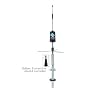 Wilson Electronics 301119 Dual Band Roof mount RV Trucker Antenna (806-894 MHz 1850-1990 MHz) with Spring and 11.5 feet Coax Cable with Female Connector