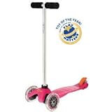 Mini Micro/ミニ･マイクロ (ピンク/Pink)  （キックボード)（3才～5才)今ならサマーキャンペーン・ペットボトルホルダー付！安定性があり、スイスデザイン、 多数の賞を獲得, SG 規格製品安全基準合格品