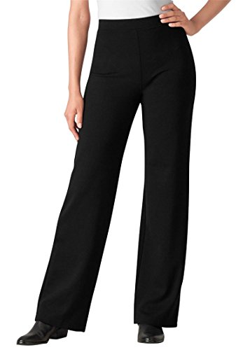 Women's Plus Size Tall Pants In Stretchy Ponte Knit