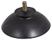 1 1/2 Dia. x 5/8 Height, 8-32 x 3/8 Stud, Color - Black, Suction Cup (1 Each)