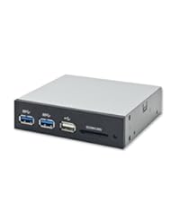 Syba 3.5-Inch Front Bay USB 3.0 Expansion Port and Card Reader (SY-HUB50044)